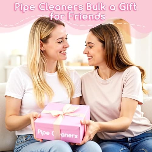 601PCS Complete Pink Pipe Cleaners Flower Kit–Pastel Pipe Cleaners for Flowers, DIY Craft Supplies for Projects, 6 Colors, with Floral Wires, Tape, Glue Sticks, Ribbon, Stamen, Manual & Video Tutorial thumbnail 7