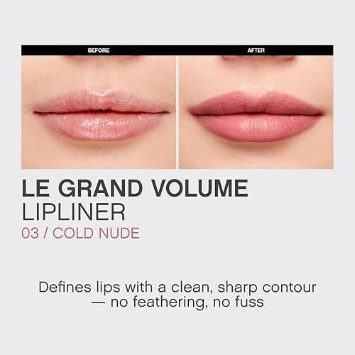 Vivienne Sabó Gel Lipliner Le Grand Volume – Long-Lasting Smudge-Proof Lip Liner & All-Over Lip Color, Creamy Precision Formula, Hydrating & Comfortable Wear, 03 Cool Nude thumbnail 4