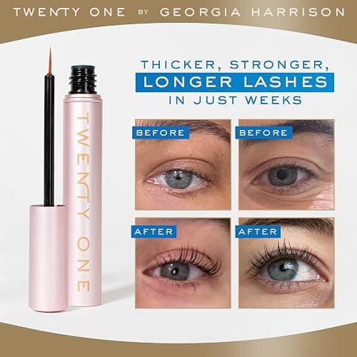 TWENTY ONE | Eyelash Growth Serum - 5.5ml - for Thicker, Fuller and Longer Lashes - Hydrating and Strengthening Lash Serum thumbnail 2
