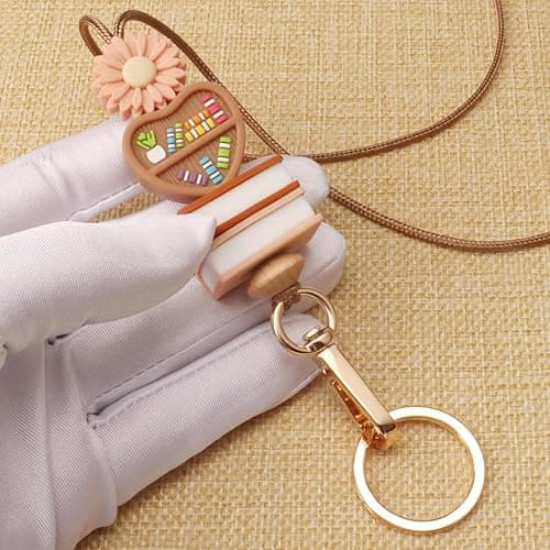 UGELOKI 2025 Super Cute Teacher Lanyard, School ID Lanyards with Safety Breakaway Clasp for Teachers, Nurses & Faculty thumbnail 3