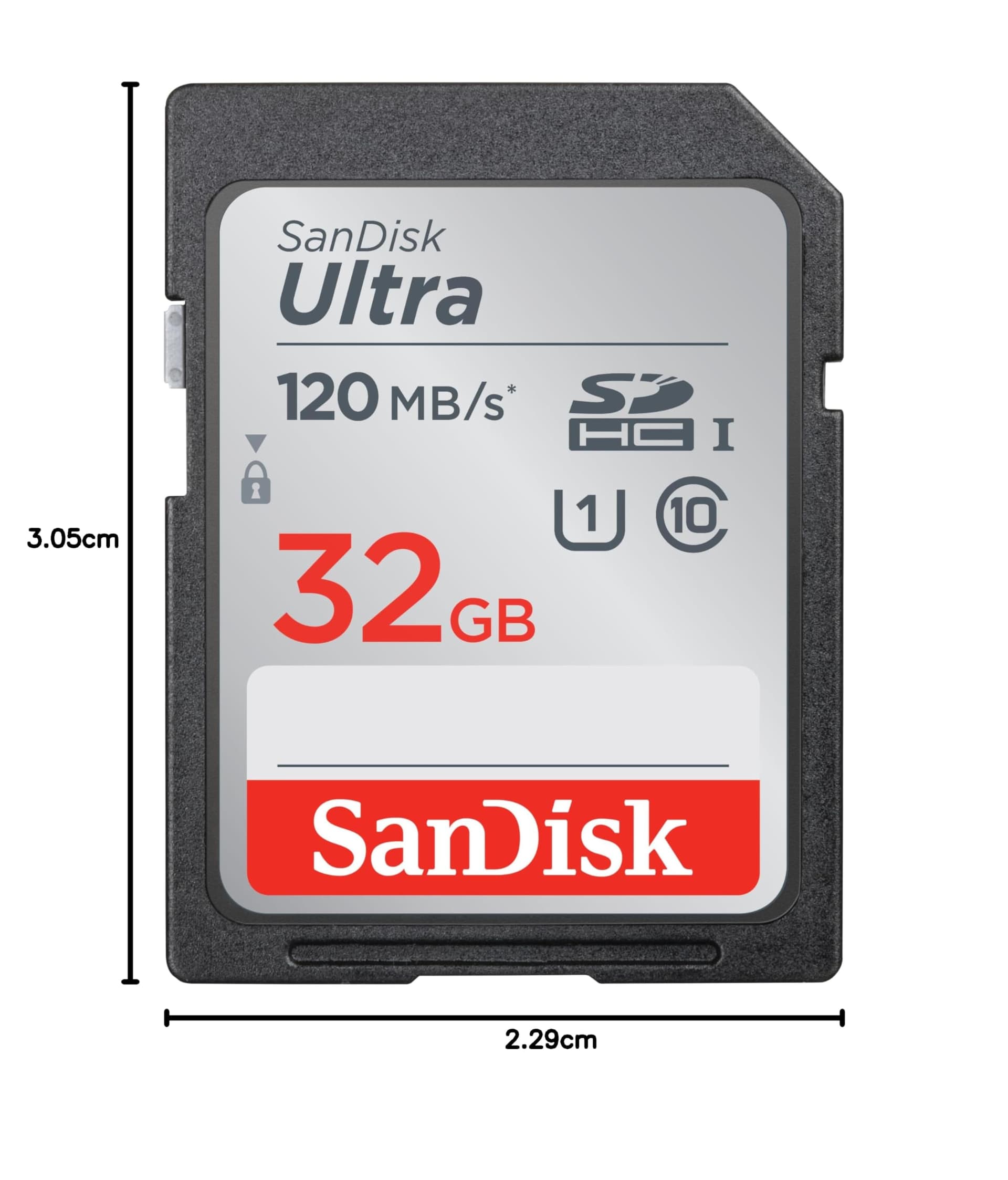 Sandisk Ultra SDHC Class 10 Memory Card, 32GB thumbnail 2