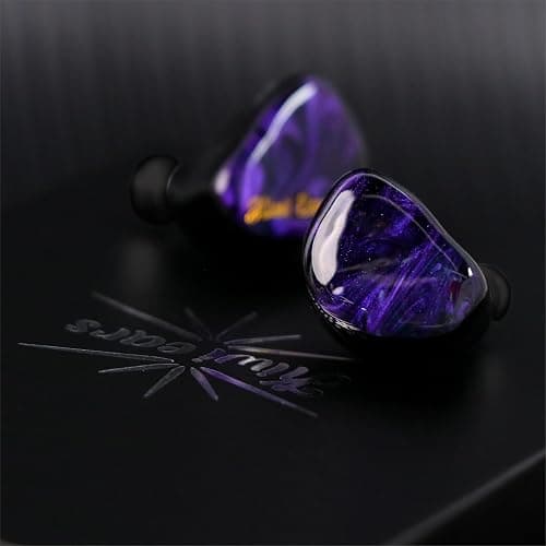 Linsoul Kiwi Ears Cadenza 10mm Beryllium Dynamic Driver IEM 3D Printed with Detachable Interchangeable Plug 0.78 2pin 3.5mm IEM Cable for Musician Audiophile (Purple) thumbnail 6
