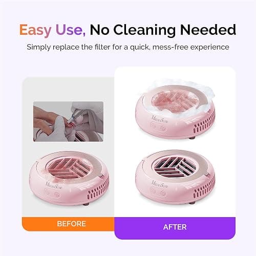MelodySusie 210Pcs Disposable Filter Papers for HProA Nail Dust Collector thumbnail 5