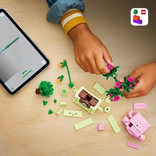 Lego 11506 Botanical Rocking Plants, Toy, Birthday Present, Blocks, Mother's Day, Girls, Boys, Kids, 9 Years, 10 Years, 11 Years, Elementary Students, Decorative Plants, Faux Green, Interior thumbnail 8