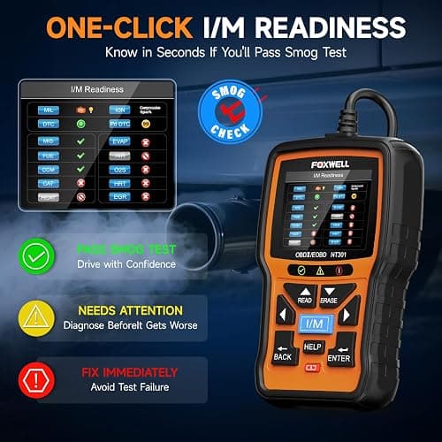 FOXWELL NT301 OBD2 Scanner Live Data Professional Mechanic OBDII Diagnostic Code Reader Tool for Check Engine Light thumbnail 5