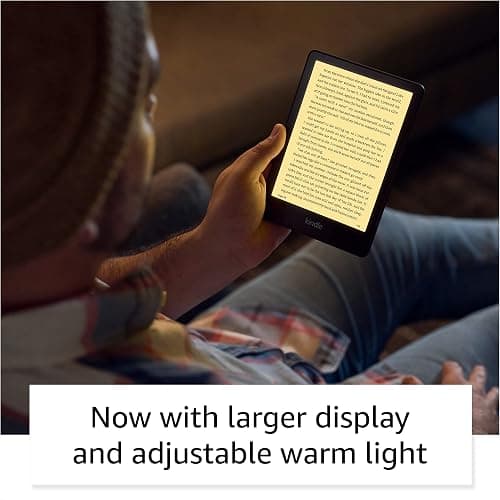 Amazon Kindle Paperwhite (8 GB) – Now with a larger display, adjustable warm light, increased battery life, and faster page turns – Black thumbnail 7