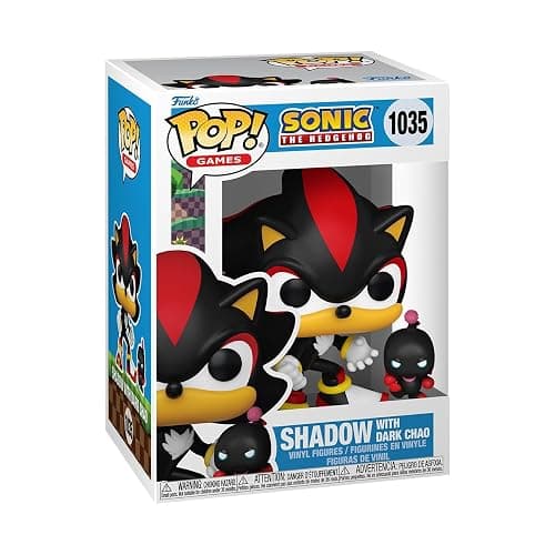 Funko POP & Buddy: Sonic - Shadow The Hedgehog with Dark Chao - Sonic The Hedgehog - Collectable Vinyl Figure - Gift Idea - Official Merchandise - for Kids & Adults - Video Games Fans - Image 1