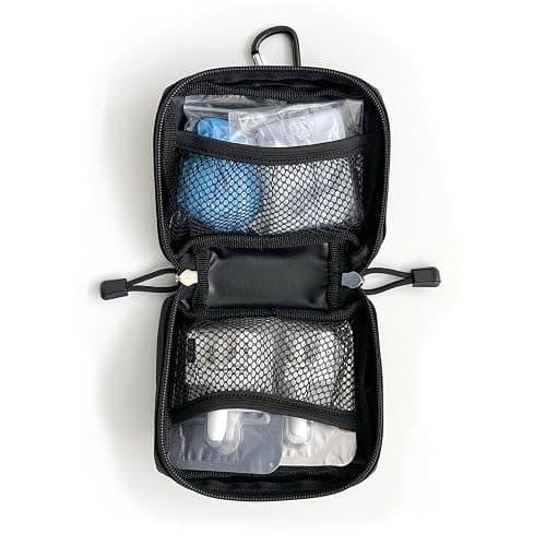 Overdose Emergency Response Kit Belt Pouch | Compact Canvas for Naloxone Kits & First Aid Supplies | Secure Zipper Closure with Carabiner | For Home, Workspaces, Fleet Vehicles - 5"x4.5"x2" thumbnail 5