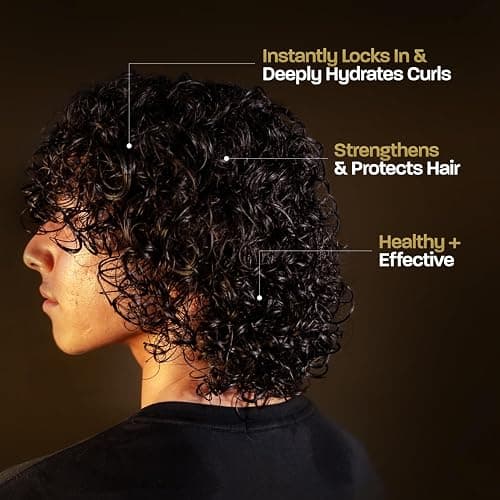 BASED Curl Cream, Defines Curls, Controls Frizz, Medium Hold, Hydrates & Nourishes with Agave, Silk Protein & Castor Oil, No Harmful Chemicals or Artificial Fragrance (8.5 Oz Pack of 1) thumbnail 6