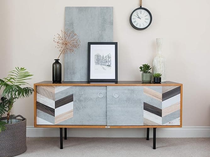 d-c-fix Vinyl Wrap Concrete 67,5 cm x 2 m – Removeable Sticky Back Plastic | Self Adhesive Vinyl for Furniture, Kitchen Cabinets, Table & Window Sills – DIY Peel and Stick Wrap – Wipe Clean & Durable thumbnail 2
