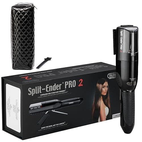 Split Ender Pro 2 Original Professional Beauty Tool Cordless Split End Hair Trimmer for Damaged, Dry, Brittle, Frizzy, Curly or Straight Hair (Black) thumbnail 3