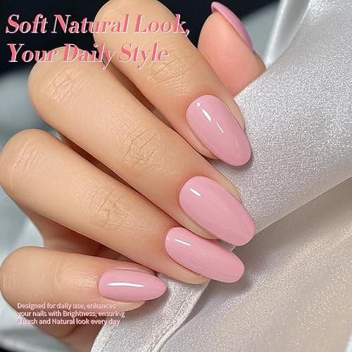 Born Pretty Nude Pink Gel Nail Polish Netural Gel Polish Spring Summer Valentine's Day Nail Art Manicure Collection 6PCS thumbnail 5