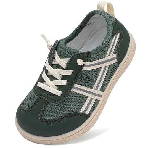 LeIsfIt Toddler Shoes Boys Girls Wide Barefoot Shoes Kids Slip on Casual Sneakers Breathable Non-Slip Sneakers for Walking Play School Tennis - Image 1