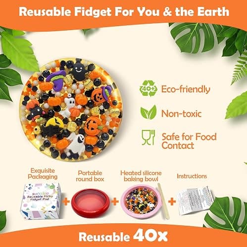 Reusable Picky Fidget Pad, Remeltable Big Pick Party Toy, Skin Picking Fidget Toys, Reusable Picking Pad, Toys for Treating Skin Picking, Anxiety, Autism, and Autism, Relief Stress, Gifts for Adults thumbnail 4