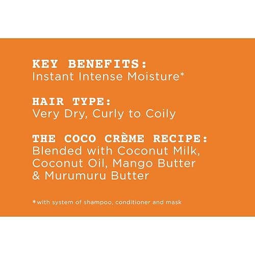 Carol's Daughter Coco Creme Coil Enhancing Moisture Butter, with Coconut Oil and Mango Butter, for Very Dry Curly Hair, Paraben and Silicone Free, 12 oz thumbnail 3
