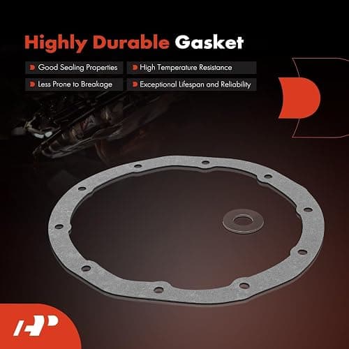A-Premium Rear Differential Cover W/Gasket Fit for Chevy, GMC & Cadillac Models - Silverado 1500 Sierra Suburban Express Sonoma Tahoe Yukon S10 Blazer Jimmy Escalade 1998-2010, with Magnet & 10 Screws thumbnail 7