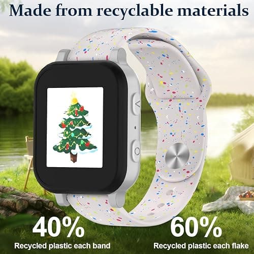 Polyjoy Soft Sport Replacement Strap, Silicone Band Compatible with Gizmo Watch 3, Adventure 3, 2, 1 Disney/Gabb/SyncUP kids/Cosmo Jr/AT&T amiGO Jr Watch, 20mm thumbnail 4