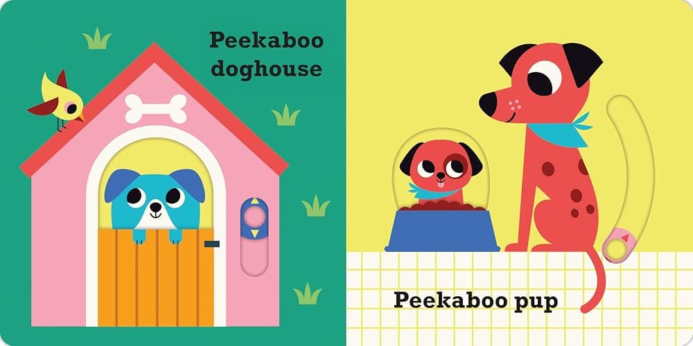 Peekaboo: Dog: (An Interactive Board Book for Babies & Toddlers with Mirror & Sliders to Push, Pull, or Turn. Cute Artwork Features Puppies Sleeping, Wagging Tails, & More.) thumbnail 2