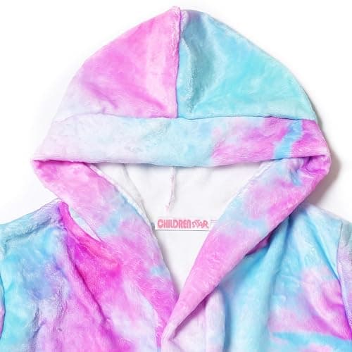 CHILDRENSTAR Matching Girls & Doll Robe Kids Bathrobes Plush Soft Fleece Pajamas Sleepwear thumbnail 3