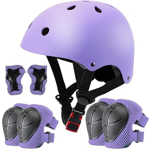Color Gradient Adjustable Kids Bike Helmet Toddler Helmets for 3-5-8-14 Years Kids Girls Boys Youth Bicycle Helmet for Scooter Balance Bike Roller Skating Skateboard - Image 1