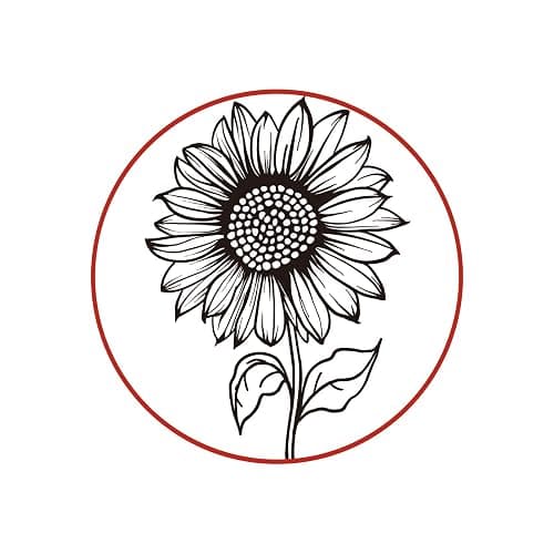 SUPERFINDINGS Branding Iron - Sunflower Pattern, 1.2' Leather & Wood Handle for Baking, BBQ & Leather thumbnail 5