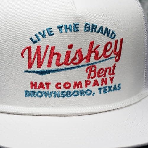 WHISKEY BENT HAT CO. The Cali Adjustable Snapback Western Lifestyle Trucker Hat, High Profile thumbnail 4