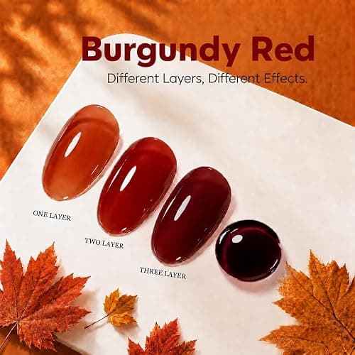 modelones Nail Strengthener and Growth Nail Hardener Red Orange Nail Polish | Extra Strong and Growth Nail Repair Damaged Nails Strengthening Polish Ridge Filler for Nails & Toenails 15ML thumbnail 2