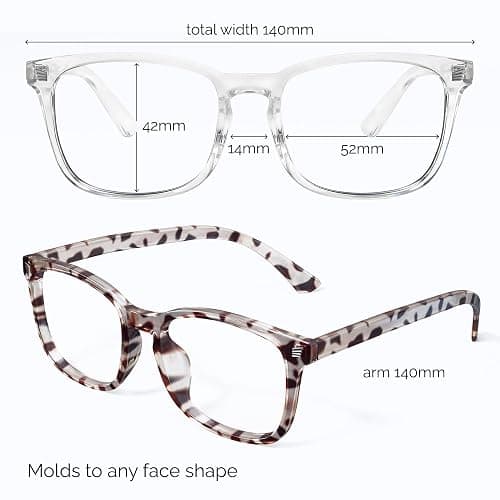 livho High Tech Blue Light Glasses - Advanced up to 99% Blue Light Blocking Computer Glasses - Screen Fatigue & UV Protection thumbnail 6