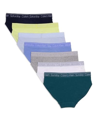 Calvin Klein Girls' Bikini Days of the Week 7 Pack thumbnail 2
