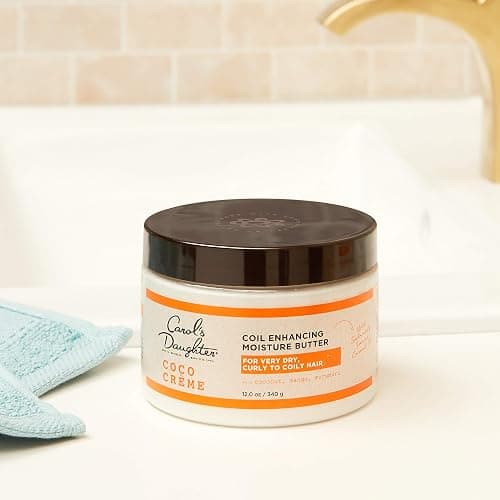 Carol's Daughter Coco Creme Coil Enhancing Moisture Butter, with Coconut Oil and Mango Butter, for Very Dry Curly Hair, Paraben and Silicone Free, 12 oz thumbnail 7