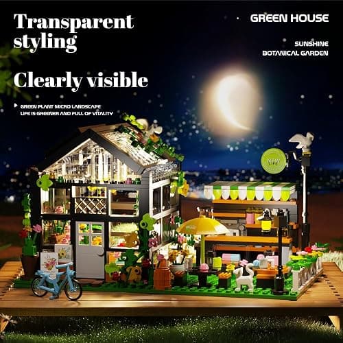 Flower House Building Set with LED thumbnail 6