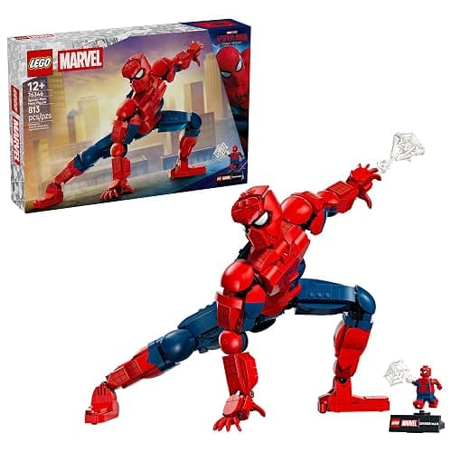 LEGO Marvel Spider-Man Hero Figure - Super Hero Building Toy for Boys & Girls, Ages 12+ - Posable Kids Bedroom, Bookshelf or Desk Decor - Gift for Birthdays - 76346 - Image 1