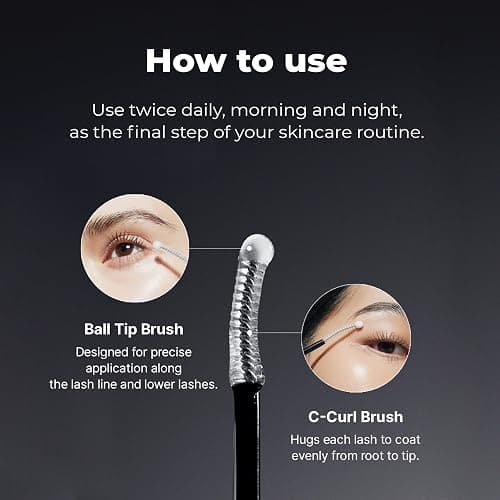 EPAIS Eyelash Growth Serum & Lash Conditioner, 7 Peptide & Biotin Formula for Longer & Fuller Looking Lashes and Brows, Prostaglandin-Free, Jumbo 15ml (3+ Month Supply), Korean Lash Serum thumbnail 8