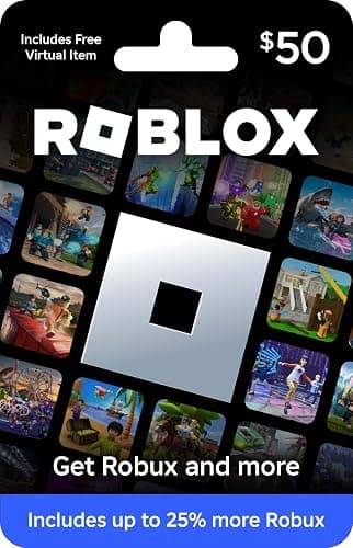 Roblox $50 Physical Gift Card [Includes Free Virtual Item] [Redeem Worldwide] - Image 1