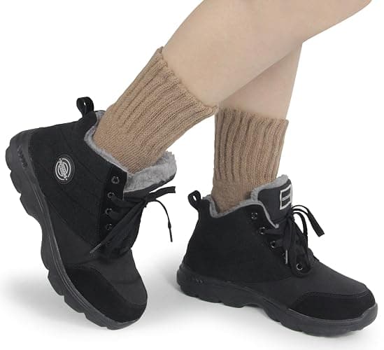 BenSorts Women's Winter Boots Socks Thick Warm Cozy Crew Socks Solid Color Gifts thumbnail 6