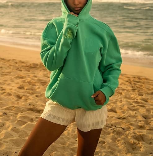 Muineobuka Women Y2K Graphic Hoodies Flower Embroidery Oversized Hooded Sweatshirt Vintage Aesthetic Hoodies Streetwear thumbnail 6