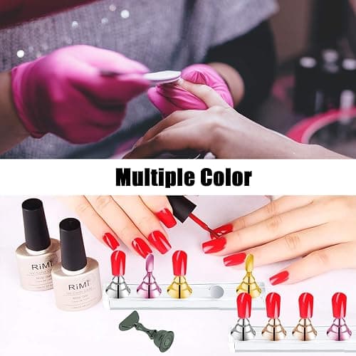 JUSTOTRY 2 Sets Pink Nail Stand for Press on Nails Display, Magnetic Fake Nails Holder for Painting Nails Practices, Beginner Acrylic Nail Art Kit Accessories, Nail Salon Equipment and Decor thumbnail 7