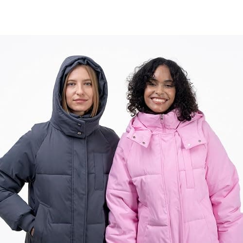 PUFFIT Long Puffer Jacket for Women,2025 Thickened Winter Coat Hooded with Deep Pockets, Ladies Warm Winter Jacket thumbnail 3