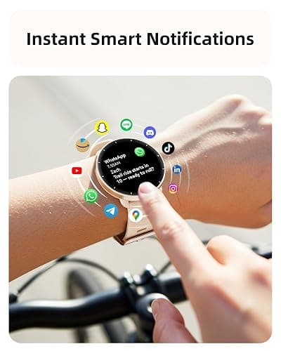 Parsonver Swimming Smart Watch, 5ATM Waterproof for Pool & Open Water, Built-in GPS & Compass, AMOLED Fitness Tracker with 100+ Sports Modes, Heart Rate & Sleep Monitor, AI Swim Analysis, French Grey thumbnail 8