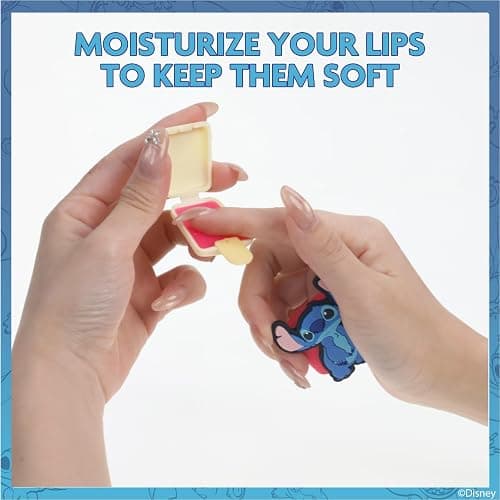 Disney Stitch 6 Pack Flip-Top Ice Pop Lip Gloss Set, Collectible Stitch Shaped Plant-Based Lip Gloss, Fruit Flavored Kids Makeup Kit for Girls Ages 3+, Perfect Party Favors & Birthday Gifts thumbnail 6