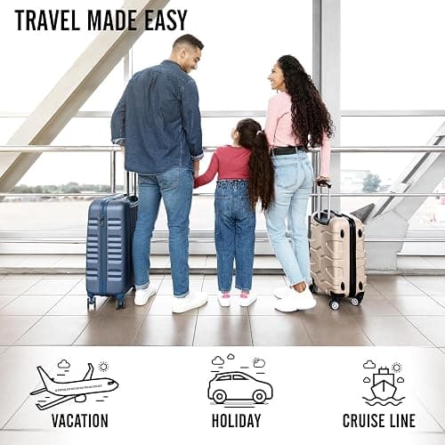 Veken 8 Set Packing Cubes for Travel, Birthday Gifts for Women Mom Her, Cruise Ship Essentials Accessories for Beach Vacation, Suitcase Organizer Bags for Luggage with Hanging Toiletry & Shoe Bag thumbnail 9