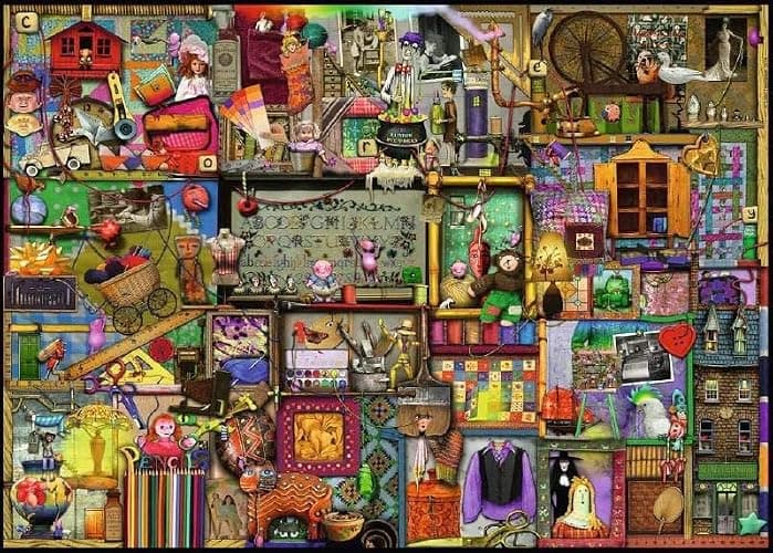 Ravensburger Craft Cupboard Puzzle - Premium 1000-Piece Jigsaw | Unique Softclick Technology | Perfect for Brain Game Enthusiasts | FSC-Certified for Sustainability thumbnail 3