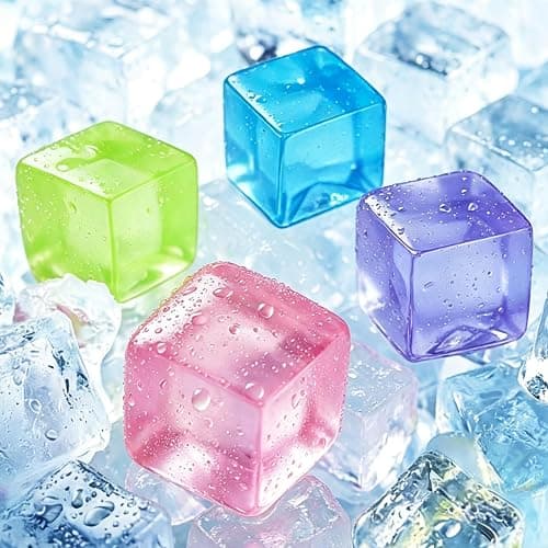 24Pcs Stress Balls Fidget Toys Adults, Ice Cube Toys - Square Squeeze Ball Toys, Squeeze Toys - Small, Stress Balls for Adults, Easter, Christmas, Party Favors, Stocking Stuffers thumbnail 7