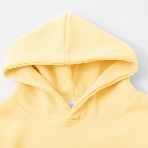 Kids Girls Boys Oversized Hoodie Cute Long Sleeve Solid Pullover Hooded Sweatshirts Fall Winter Preppy Clothes thumbnail 5