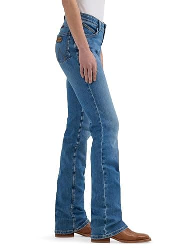Wrangler Womens Women's Willow Mid Rise Performance Waist Boot Cut Ultimate Riding JeanJeans - 29-32 - Sophia thumbnail 2