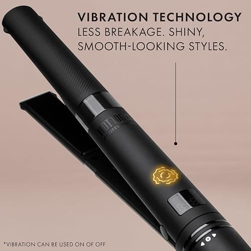 HOT TOOLS Pro Artist SmoothWave Vibrating Flat Iron | Hair Straightener for Ultra Sleek Hairstyles, Turn on Vibration Technology for Super Smooth Results thumbnail 2