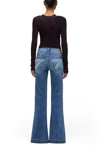 7 for All Mankind Women's Slim Illusion Short Inseam Dojo Jeans thumbnail 3