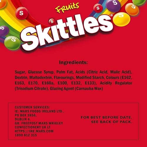 Skittles Fruit Sweets Pouch 136g thumbnail 3