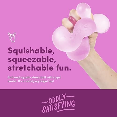 Speks Jumbo Gump Stress Balls | Ultra Soft Squishy Fidget Toy for Adults & Teens | Stress Relief & Desk Toy | Moon Jelly thumbnail 4