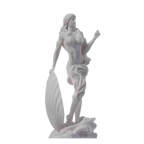 Rising Venus Aphrodite Zeus Daughter Greek Goddess Statue Sculpture 7" thumbnail 8